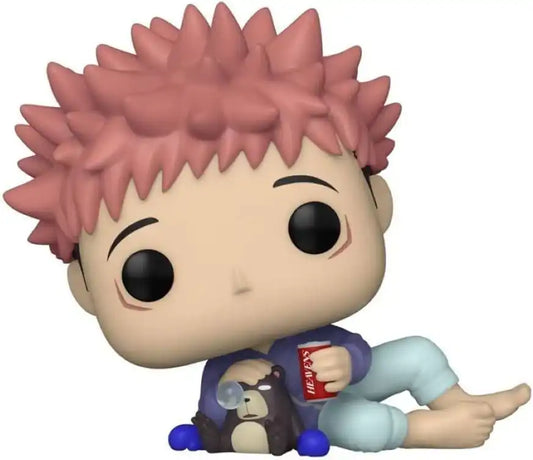 Jujutsu Kaisen POP! Animation Vinyl Figur Itadori w/ Tsukamoto Doll 9 cm - Smalltinytoystore