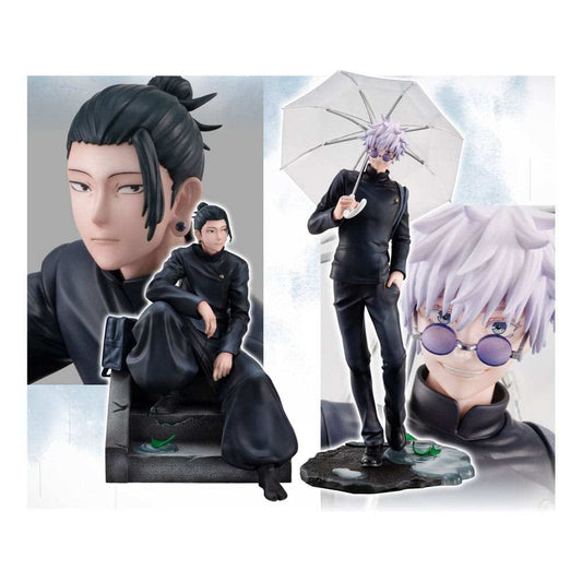 Jujutsu Kaisen PVC Statuen 2er-Pack Suguru Geto & Satoru Gojo Kosen Ver. (with gift) - Smalltinytoystore