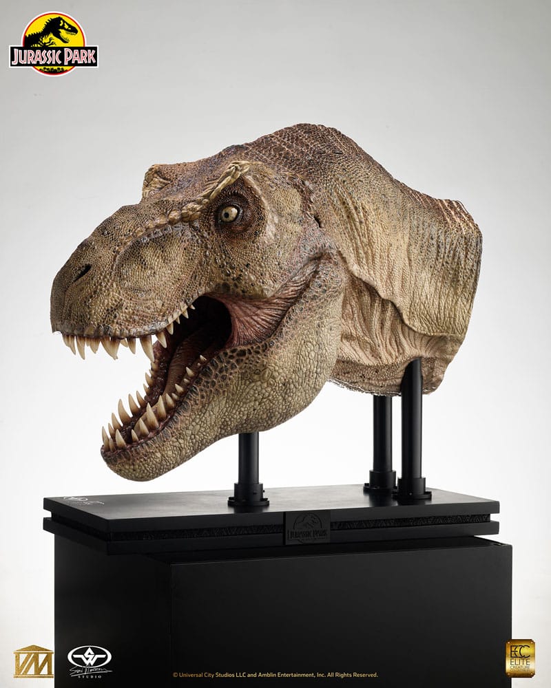Jurassic Park 1/2 Statue T-Rex Head 105 cm - Smalltinytoystore