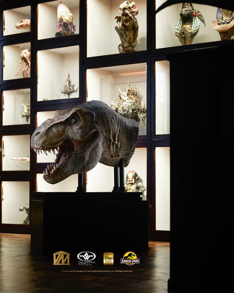 Jurassic Park 1/2 Statue T-Rex Head 105 cm - Smalltinytoystore