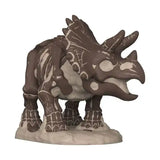 Jurassic Park Fossil POP! Movies Vinyl Figur Triceratops 9 cm - Smalltinytoystore