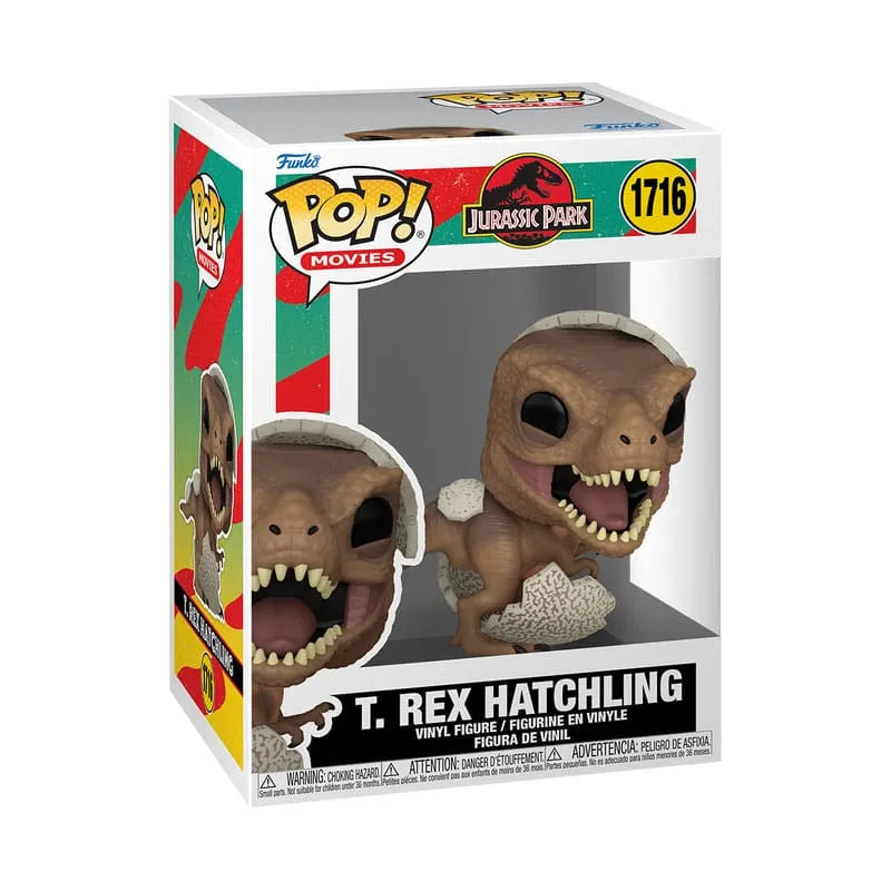 Jurassic Park Hatchling POP! Movies Vinyl Figur Tyrannosaurus Rex 9 cm - Smalltinytoystore