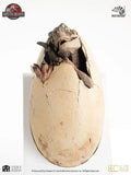 Jurassic Park III ECC Elite Creature Line Statue White Queen Hatching Egg 13 cm