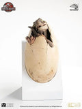 Jurassic Park III ECC Elite Creature Line Statue White Queen Hatching Egg 13 cm