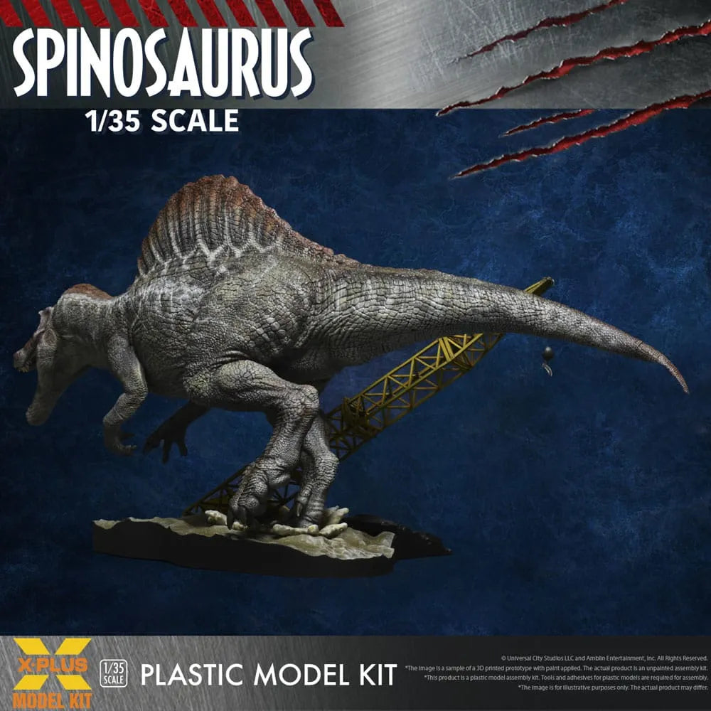 Jurassic Park III Plastic Model Kit 1/35 Spinosaurus 41 cm - Smalltinytoystore