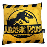 Jurassic Park Kissen Caution Logo 45 cm - Smalltinytoystore