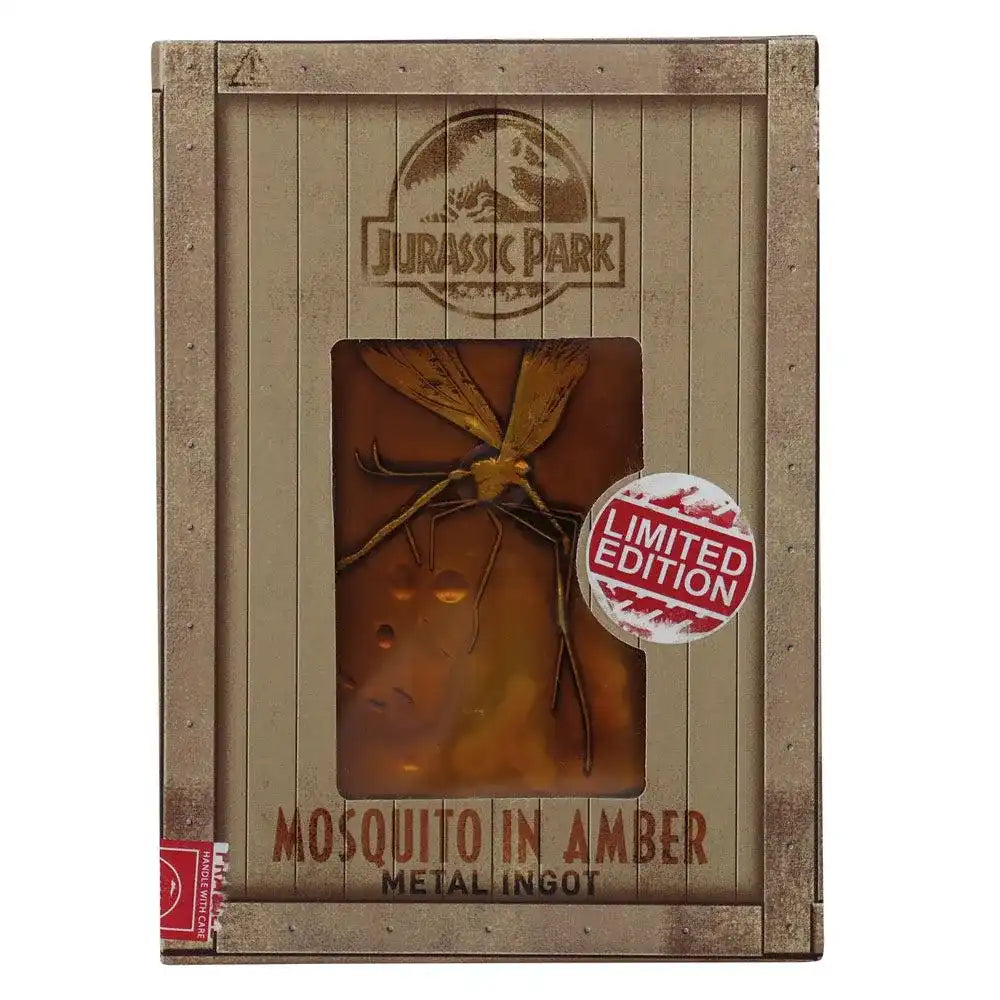 Jurassic Park Metallbarren Mosquito in Amber Limited Edition - Smalltinytoystore
