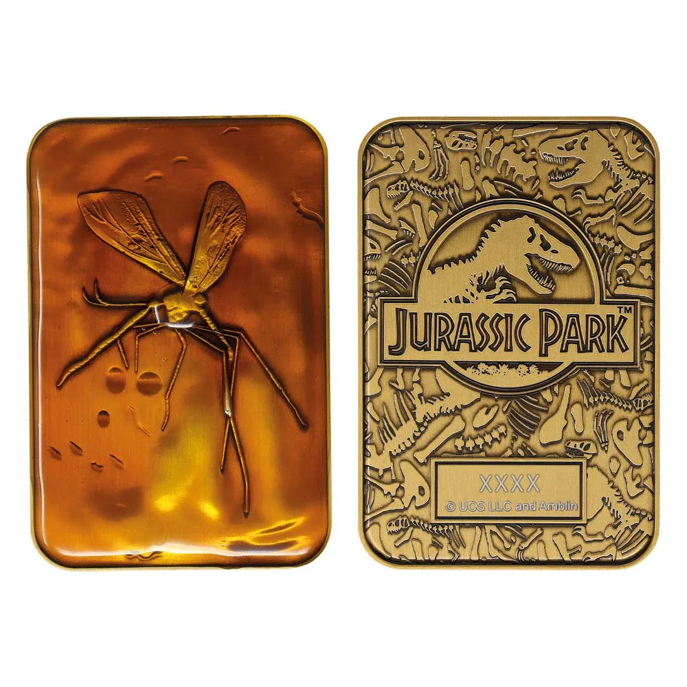 Jurassic Park Metallbarren Mosquito in Amber Limited Edition - Smalltinytoystore