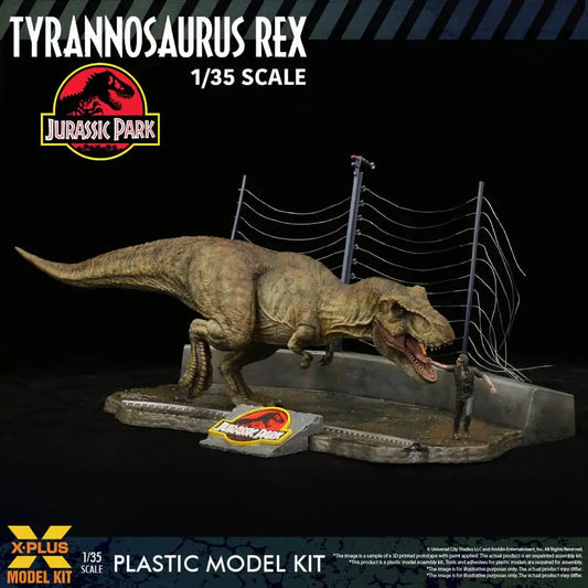 Jurassic Park Plastic Model Kit 1/35 Tyrannosaurus Rex 42 cm - Smalltinytoystore