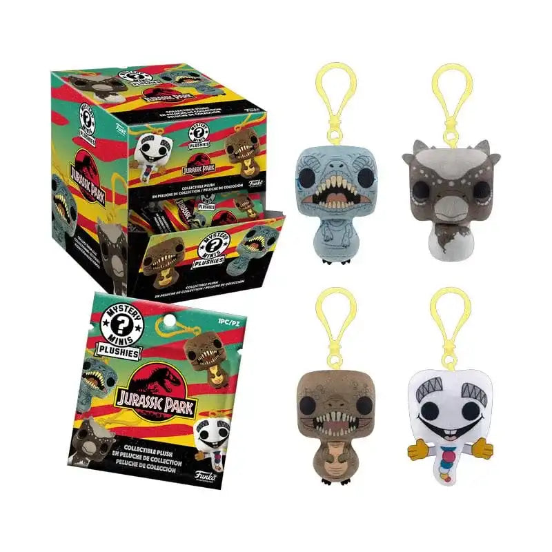 Jurassic Park Plüsch Schlüsselanhänger 5 cm Jurassic Park - Smalltinytoystore