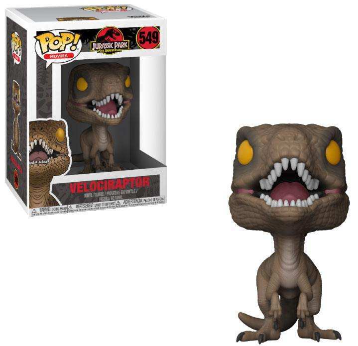 Jurassic Park POP! Movies Vinyl Figur Velociraptor 9 cm - Smalltinytoystore