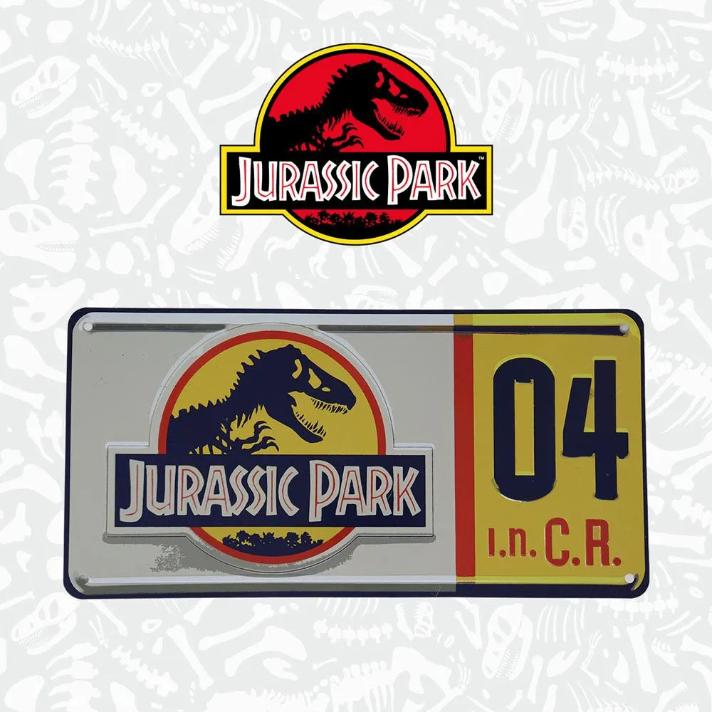 Jurassic Park Replik 1/1 Dennis Nedry Nummernschild - Smalltinytoystore
