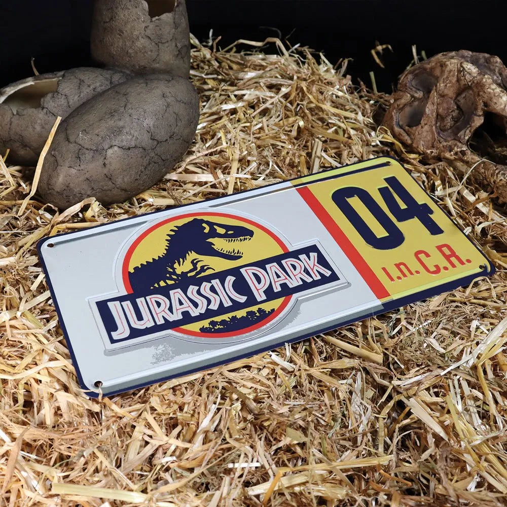 Jurassic Park Replik 1/1 Dennis Nedry Nummernschild - Smalltinytoystore