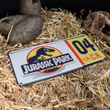 Jurassic Park Replik 1/1 Dennis Nedry Nummernschild - Smalltinytoystore