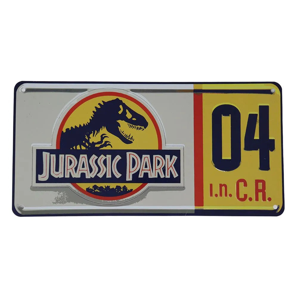Jurassic Park Replik 1/1 Dennis Nedry Nummernschild - Smalltinytoystore