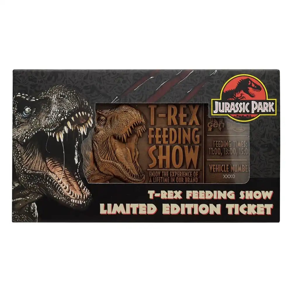 Jurassic Park Replik 1/1 Feeding Show Ticket - Smalltinytoystore