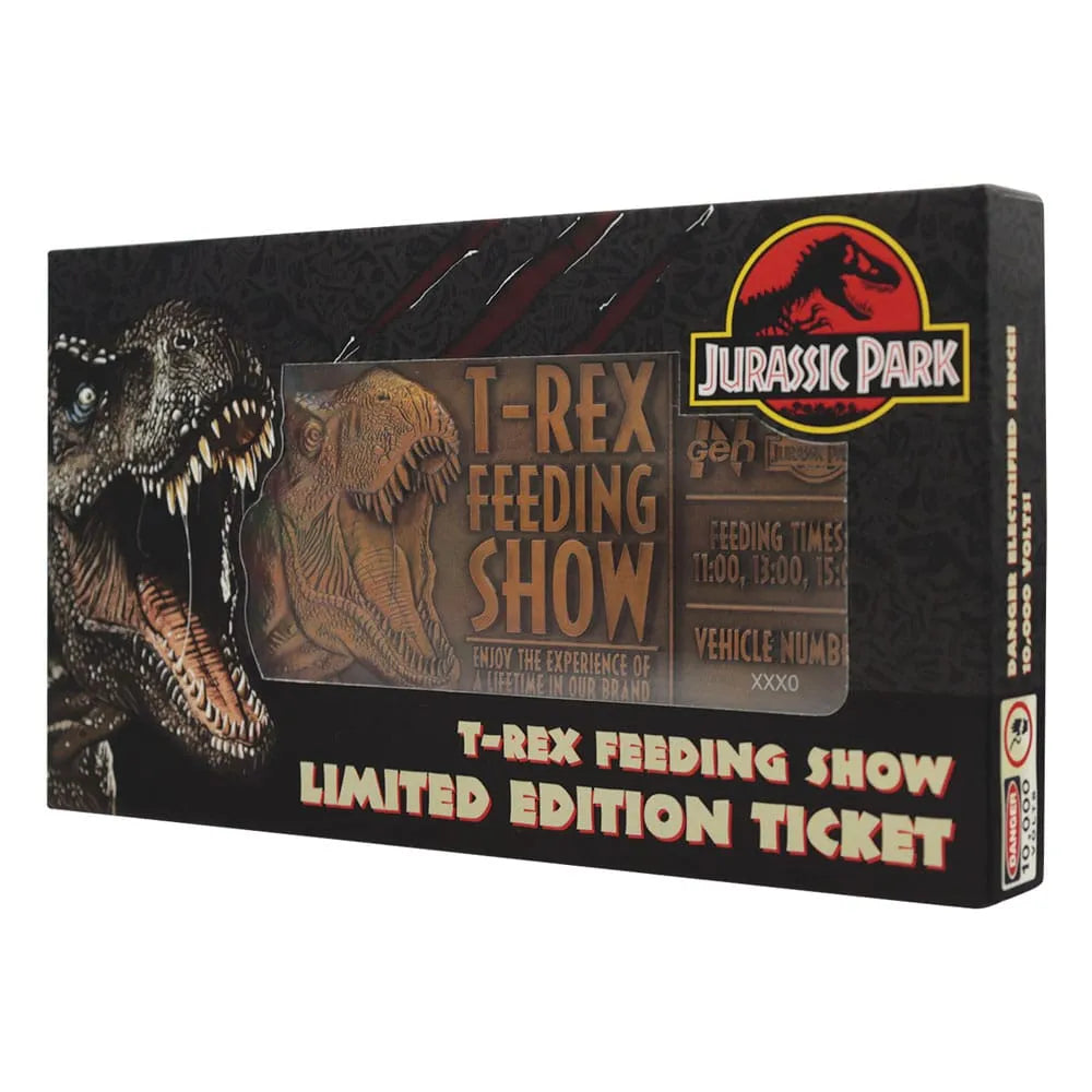 Jurassic Park Replik 1/1 Feeding Show Ticket - Smalltinytoystore