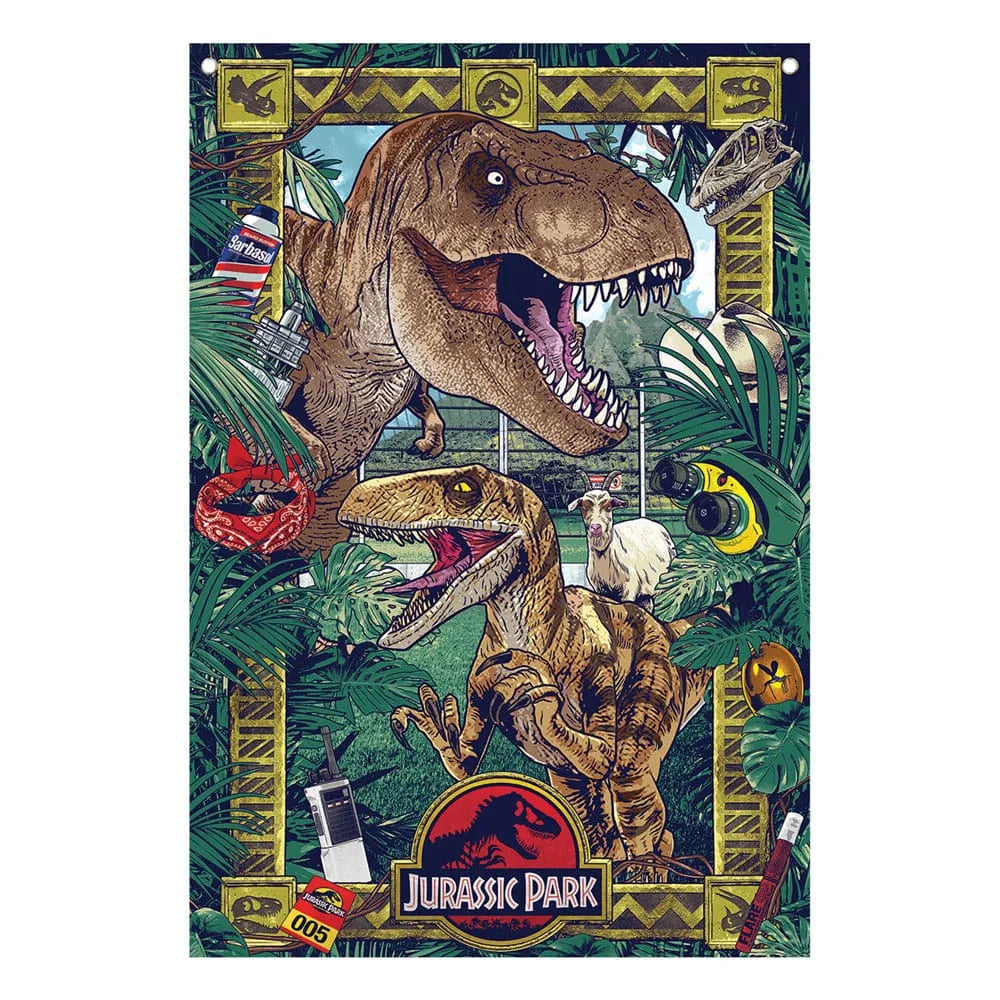 Jurassic Park Wandbehang 125 x 85 cm - Smalltinytoystore