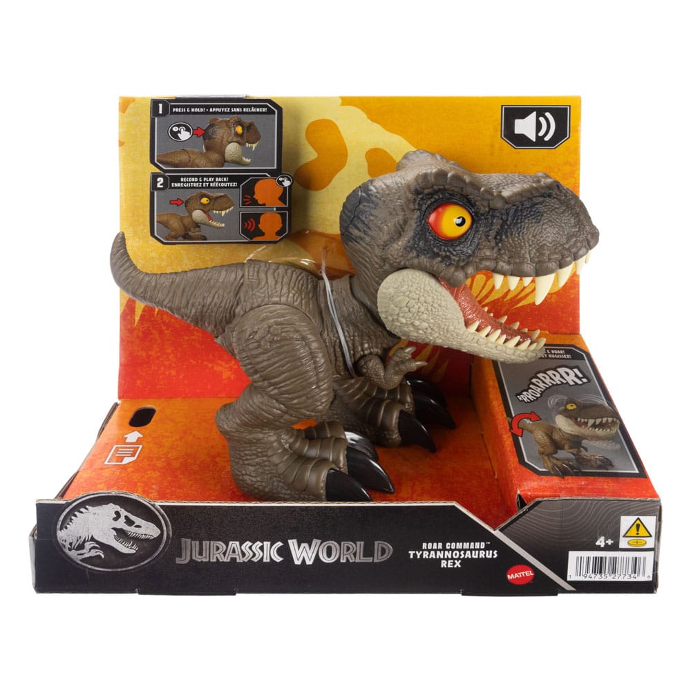 Jurassic World Actionfigur mit Sound Roar Command Tyrannosaurus Rex 16 cm - Smalltinytoystore