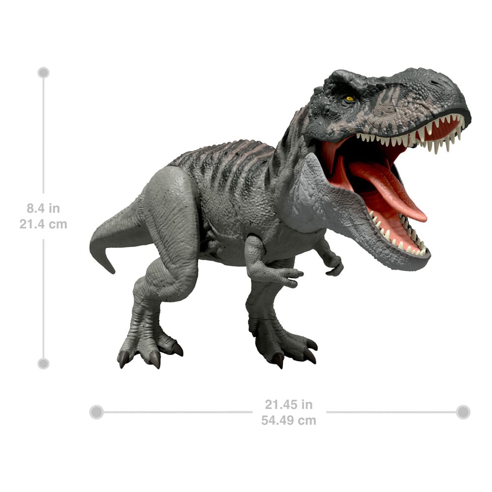 Jurassic World: Die Wiedergeburt Actionfigur mit Sound Power Devour Tyrannosaurus Rex 21 cm - Smalltinytoystore
