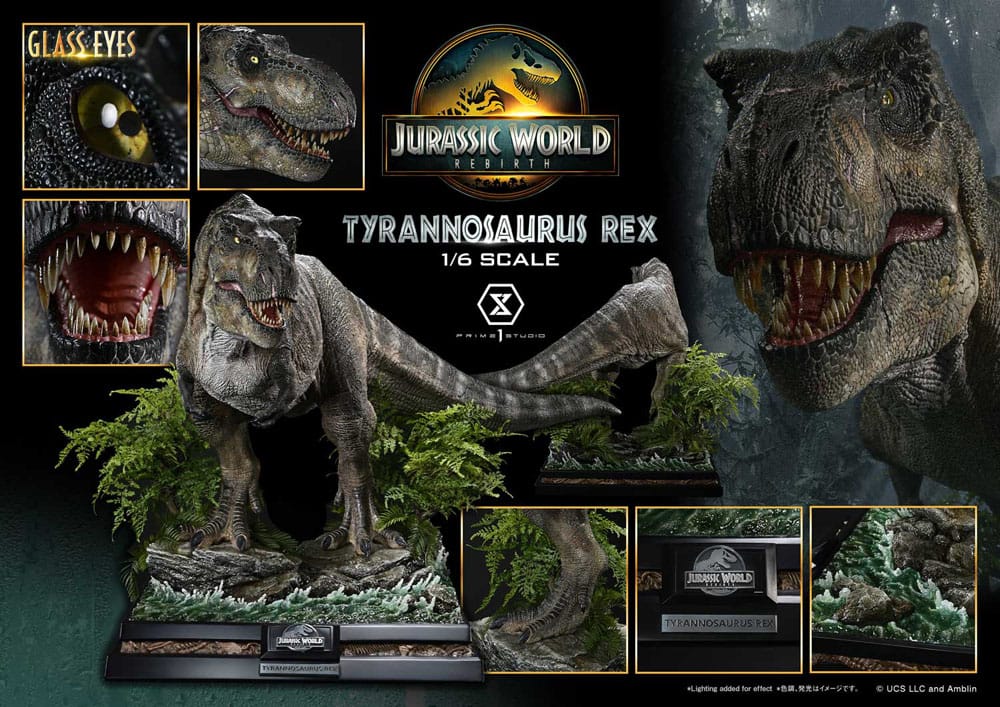 Jurassic World: Die Wiedergeburt Legacy Museum Collection Statue 1/6 Tyrannosaurus Rex 94 cm - Smalltinytoystore