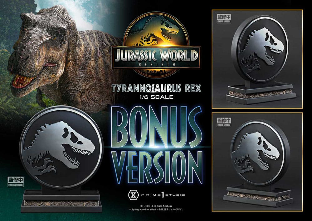 Jurassic World: Die Wiedergeburt Legacy Museum Collection Statue 1/6 Tyrannosaurus Rex Bonus Version 94 cm - Smalltinytoystore