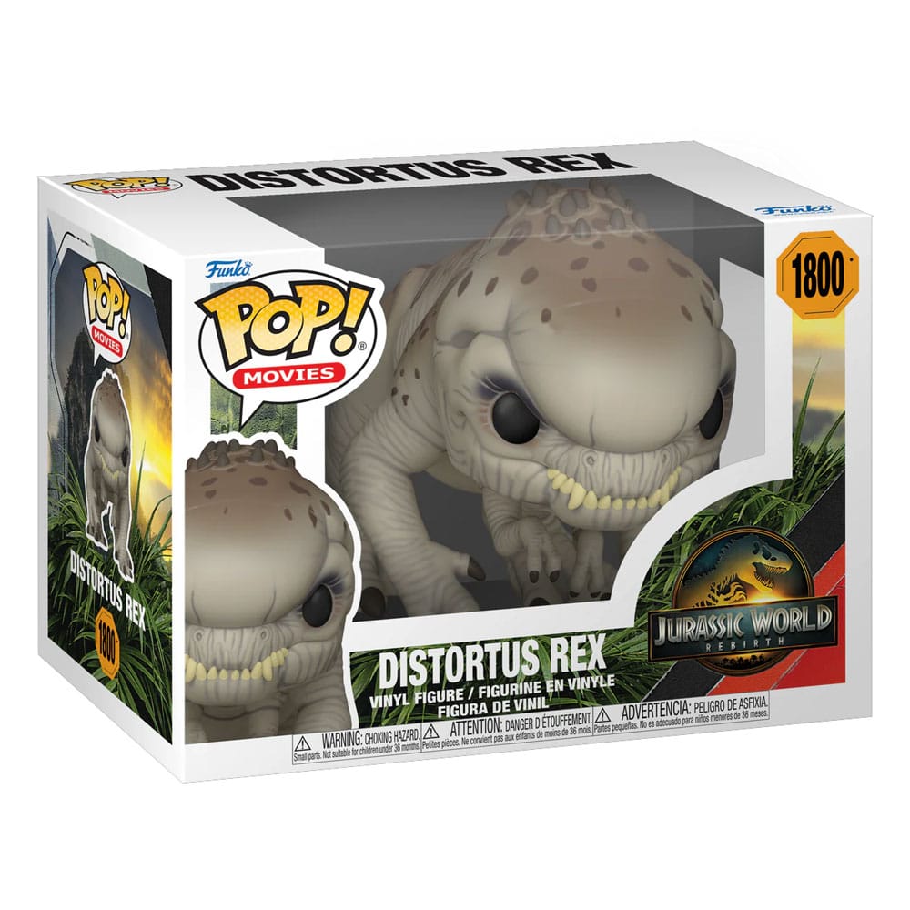 Jurassic World: Die Wiedergeburt POP! Movies Vinyl Figur Distortus Rex 9 cm - Smalltinytoystore