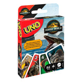 Jurassic World: Die Wiedergeburt UNO Kartenspiel - Smalltinytoystore