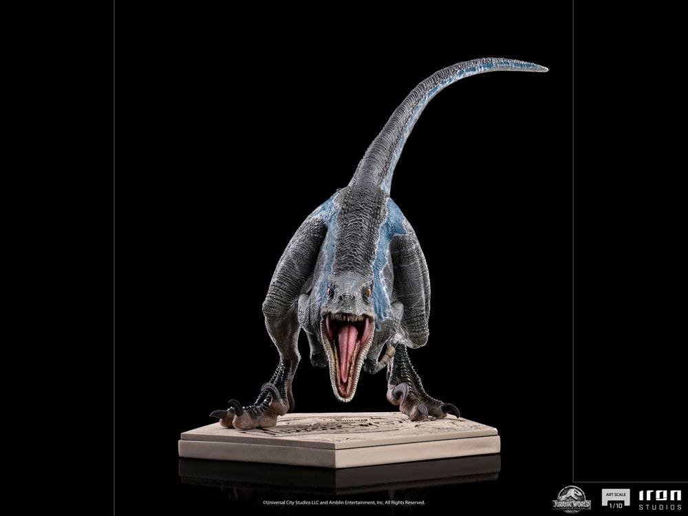 Jurassic World Fallen Kingdom Art Scale Statue 1/10 Blue 19 cm - Smalltinytoystore