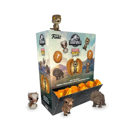 Jurassic World Pocket POP! Vinyl Figuren Amber PDQ Display (12) 4 cm - Smalltinytoystore