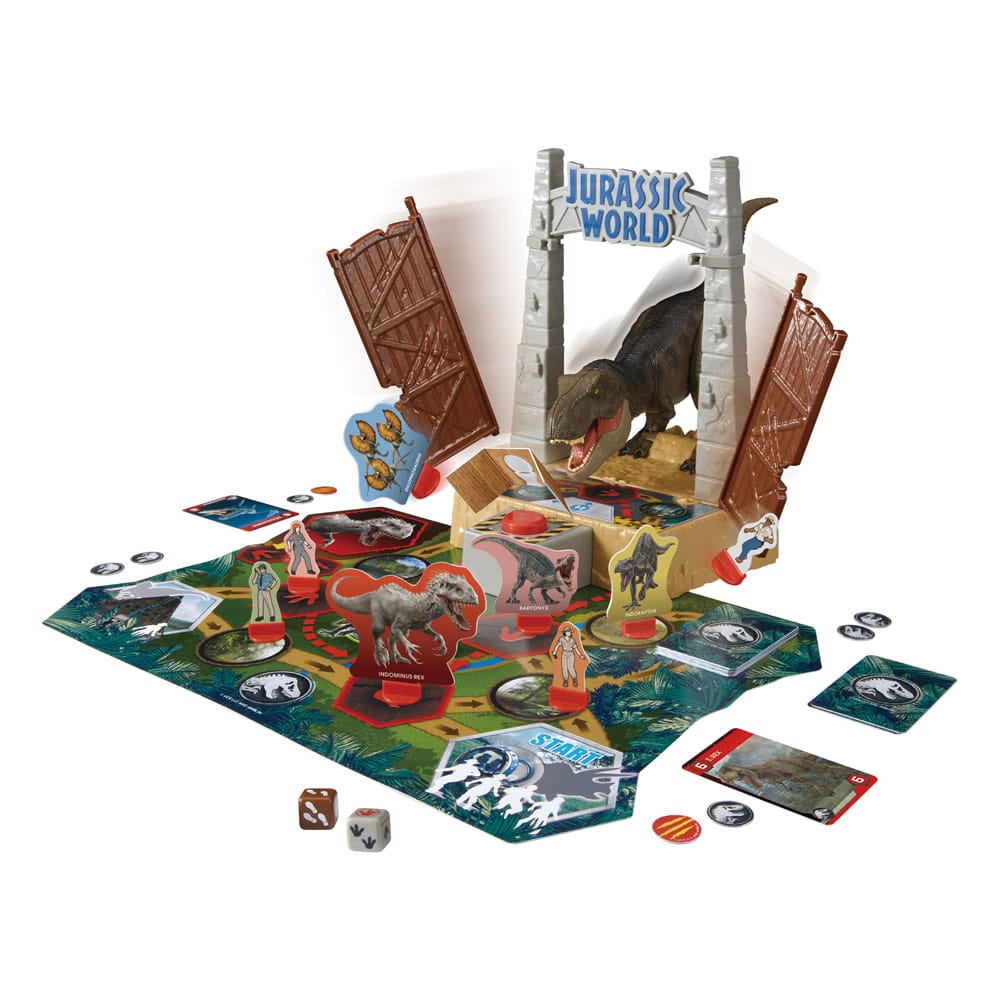 Jurassic World Spiel T-Rex Panic - Smalltinytoystore