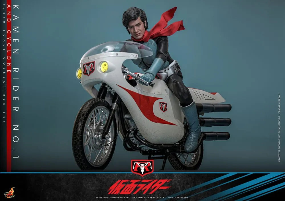 Kamen Rider 1/6 Kamen Rider No. 1 und Cylone HOT TOYS - Smalltinytoystore