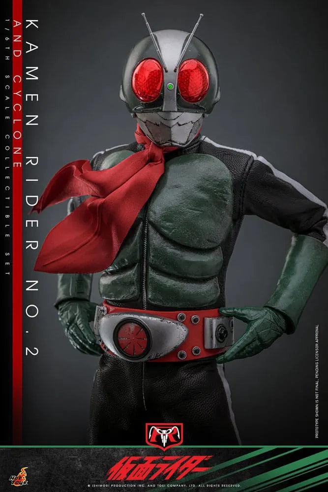 Kamen Rider 1/6 Kamen Rider No. 2 und Cylone HOT TOYS - Smalltinytoystore