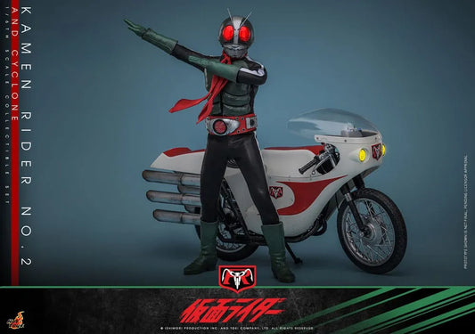Kamen Rider 1/6 Kamen Rider No. 2 und Cylone HOT TOYS - Smalltinytoystore
