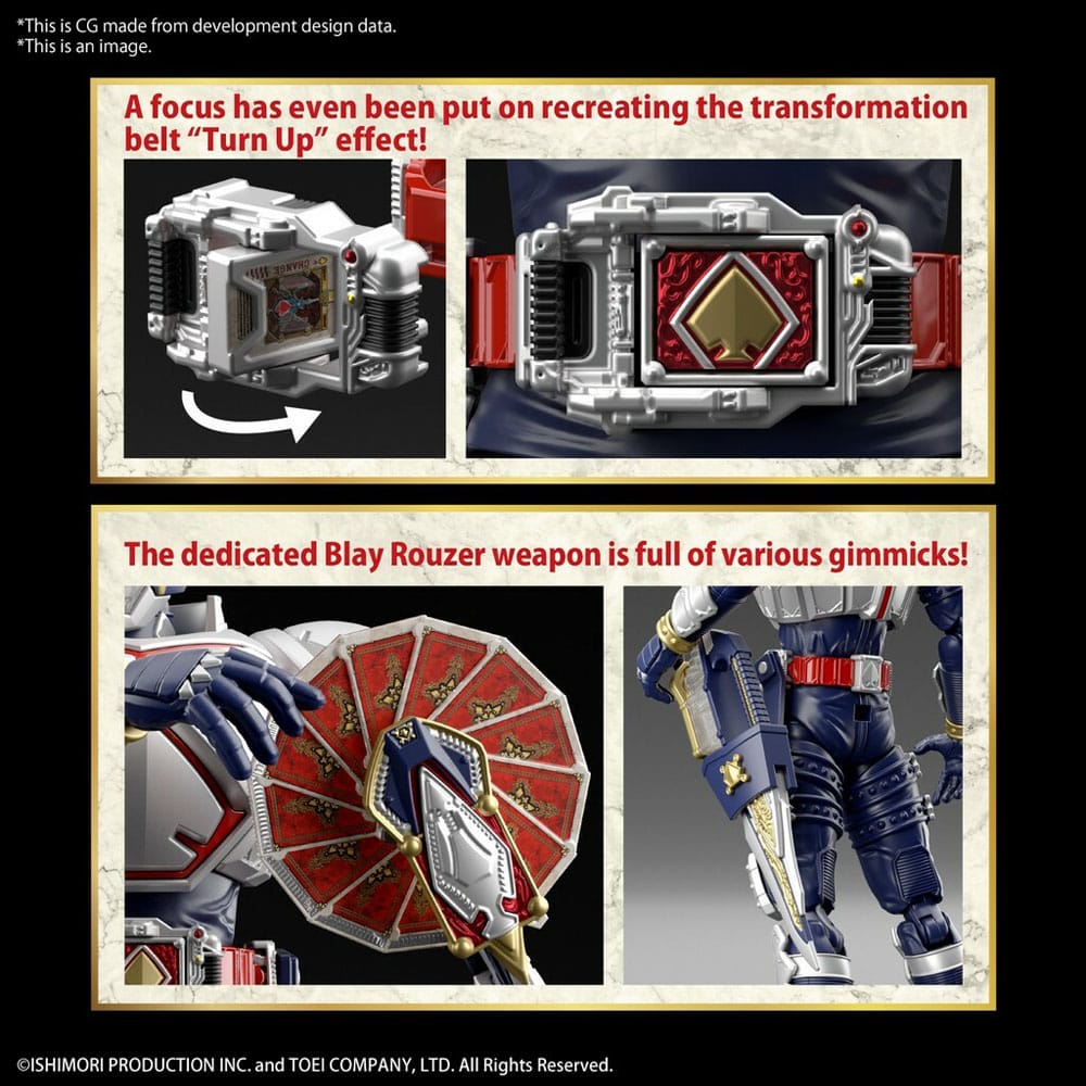 Kamen Rider Figure-Rise Standard Plastic Model Kit Masked Rider Blade - Smalltinytoystore