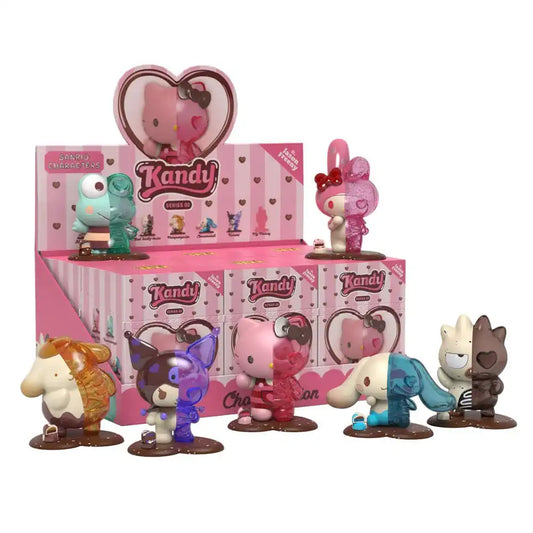 Kandy x Sanrio Blind Box ft. Jason Freeny Collection Series 2 (Choco Ed.) Display (6) - Smalltinytoystore