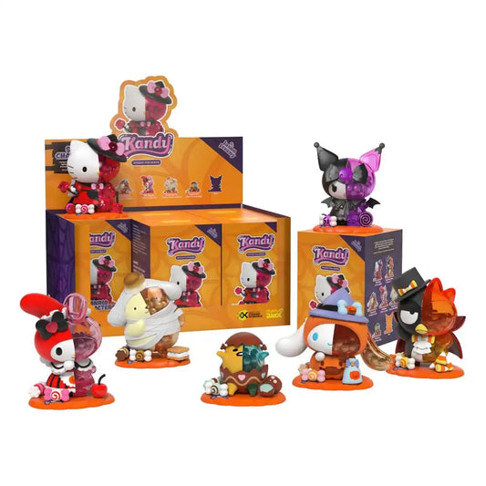 Kandy x Sanrio Blind Box ft. Jason Freeny Collection Series 4 (Spooky Fun) Display (6) - Smalltinytoystore
