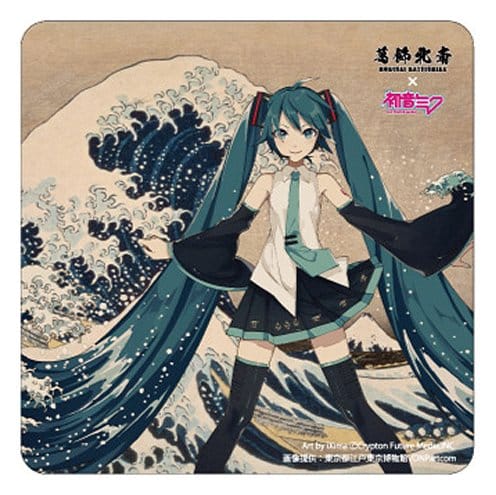 Katsushika Hokusai x Hatsune Miku Auto Magnet Thirty-six Views of Mount Fuji/The Great Wave off Kanagawa