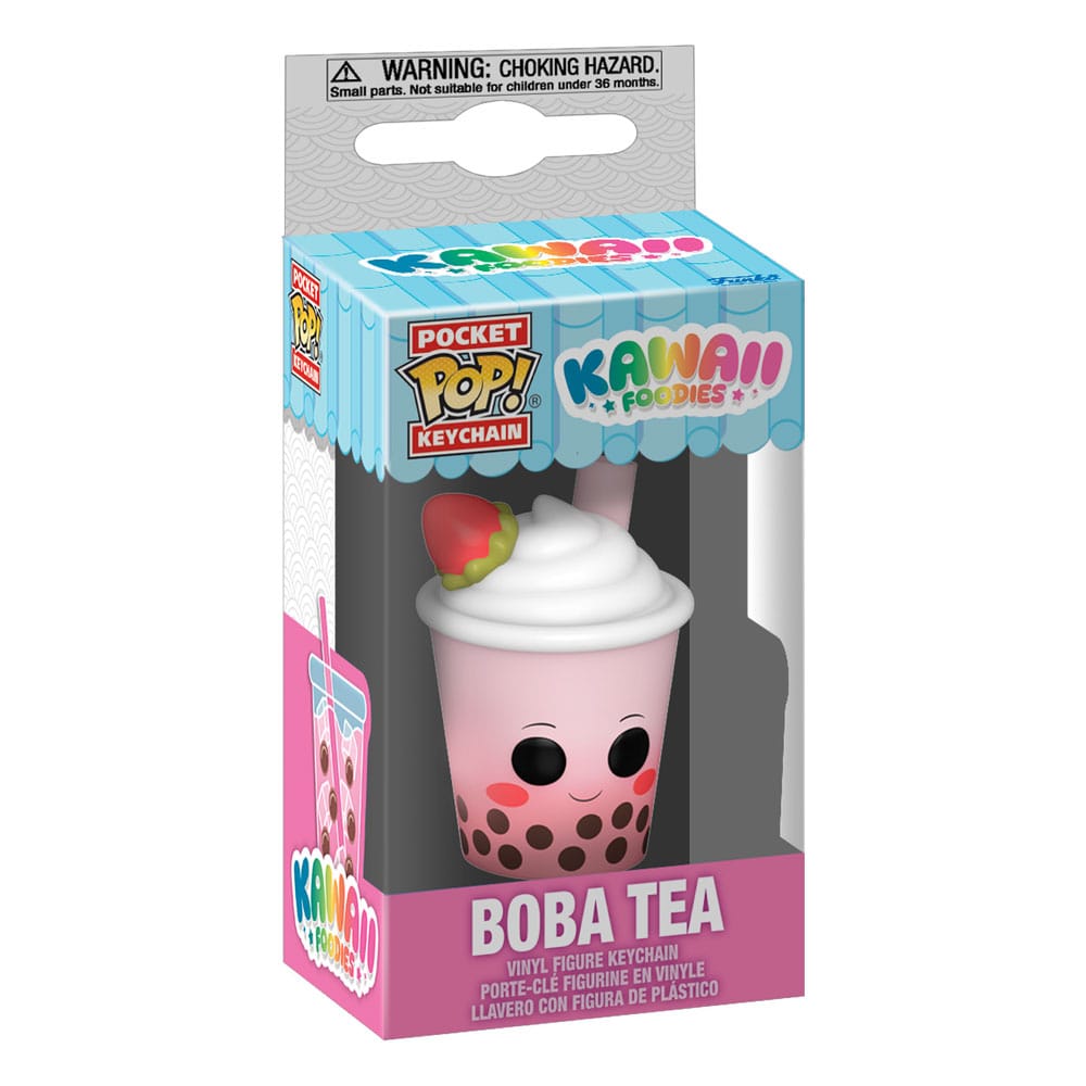 Kawaii Foodies Pocket Pocket POP! Vinyl Schlüsselanhänger 4 cm Boba Tea Display (12) - Smalltinytoystore