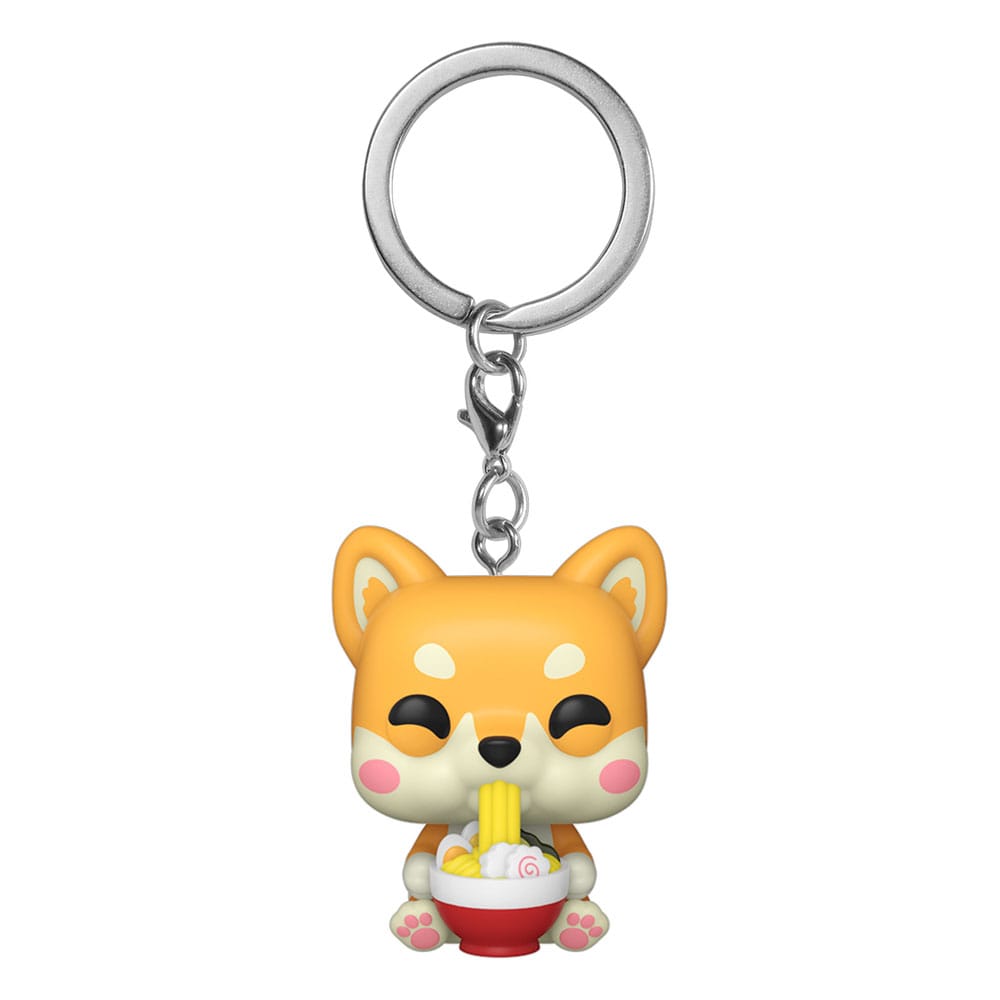 Kawaii Foodies Pocket POP! Vinyl Schlüsselanhänger 4 cm Ramen Shiba Display (12) - Smalltinytoystore