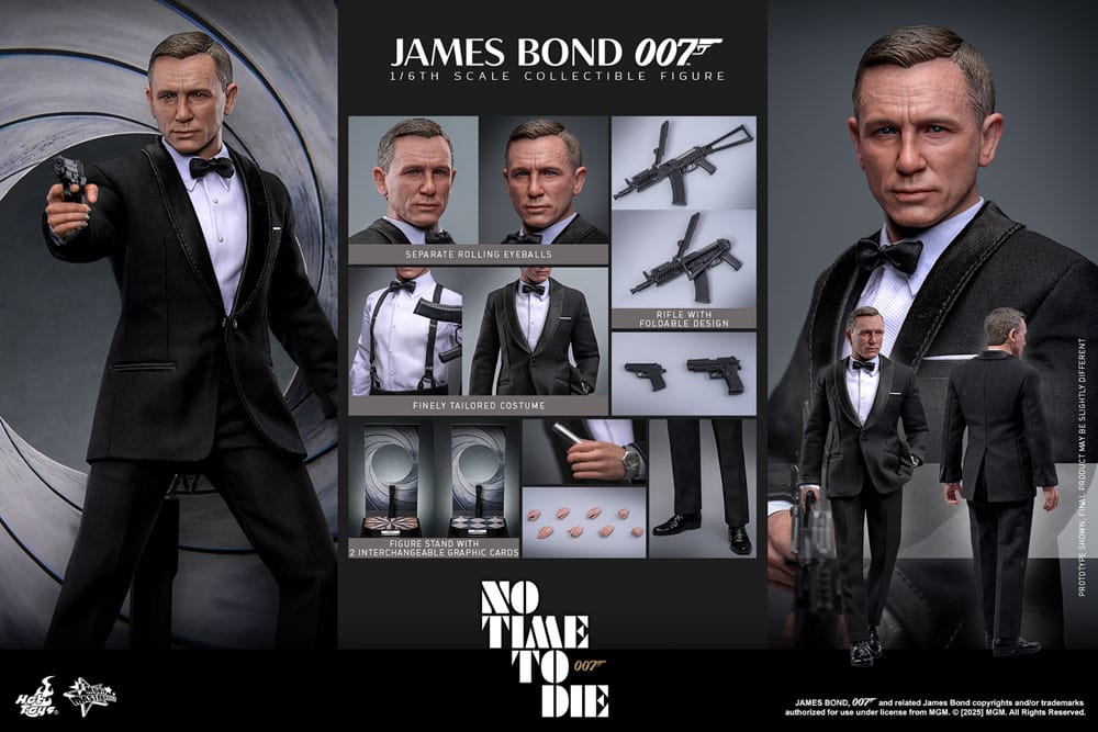 Keine Zeit zu sterben Movie Masterpiece Actionfigur 1/6 James Bond 30 cm - Smalltinytoystore