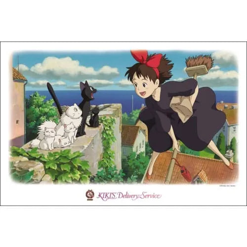 Kikis kleiner Lieferservice Puzzle Kiki and the cats (1000 Teile) - Smalltinytoystore