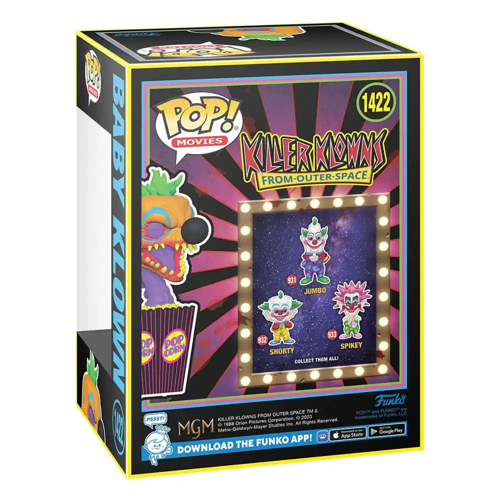 Killer Klowns from Outer Space POP! Movies Vinyl Baby Klown(BLKLT) Exclusive Edition 9 cm - Smalltinytoystore
