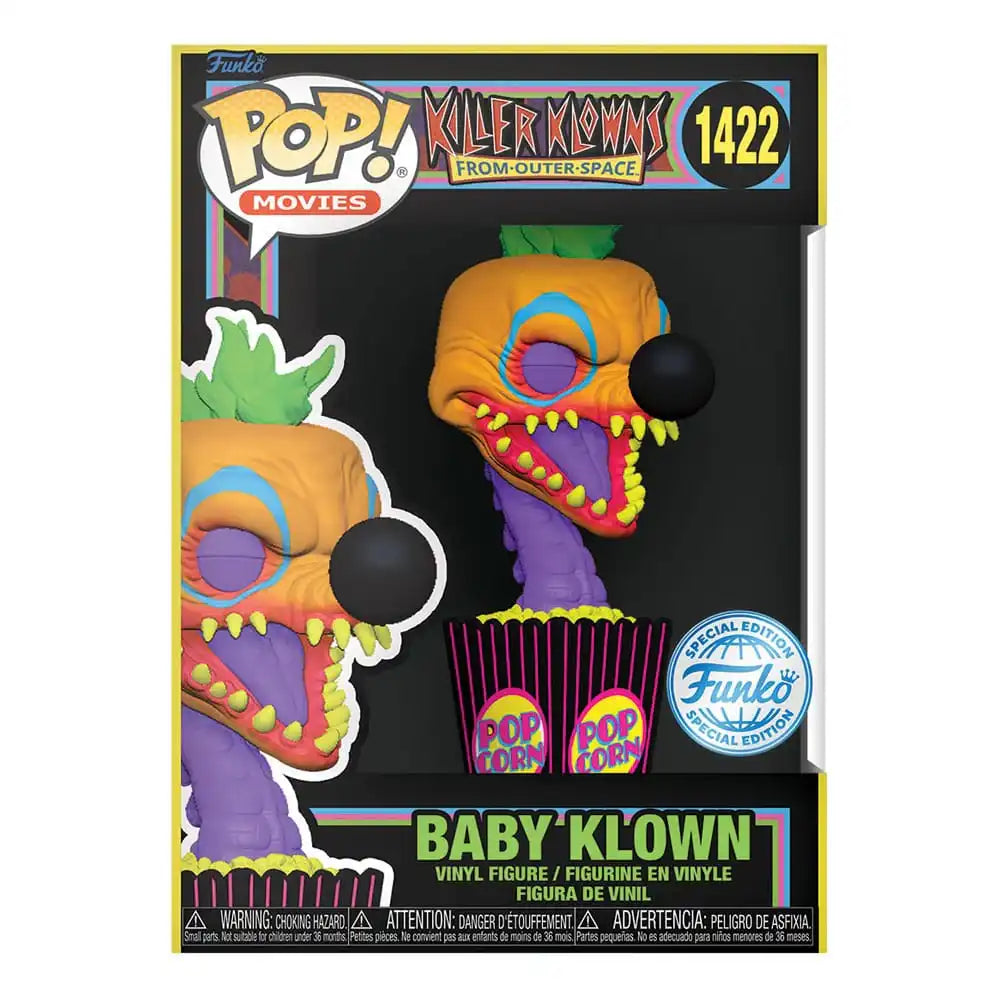 Killer Klowns from Outer Space POP! Movies Vinyl Baby Klown(BLKLT) Exclusive Edition 9 cm - Smalltinytoystore