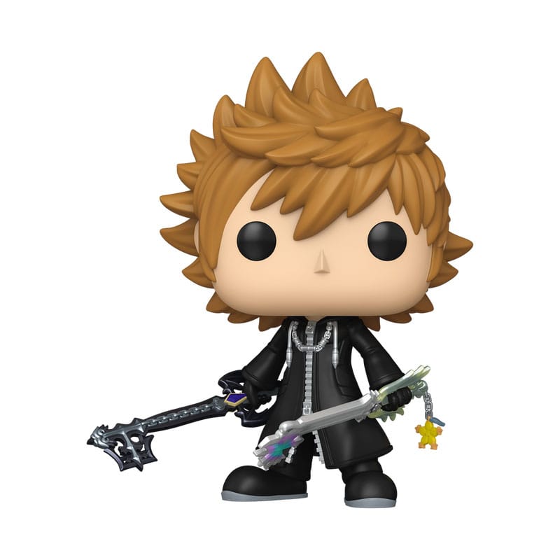 Kingdom Hearts POP! Games Vinyl Figur Roxas w/Keyblades 9 cm - Smalltinytoystore