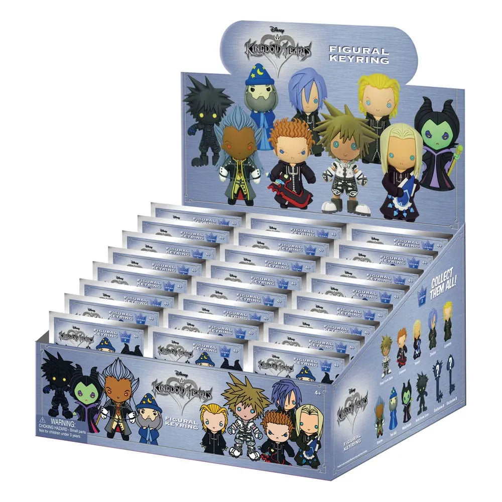 Kingdom Hearts PVC-Taschenanhänger Series 2 Display (24) - Smalltinytoystore