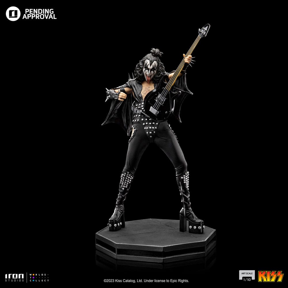 Kiss Art Scale 1/10 Gene Simons Limited Edtition 26 cm - Smalltinytoystore