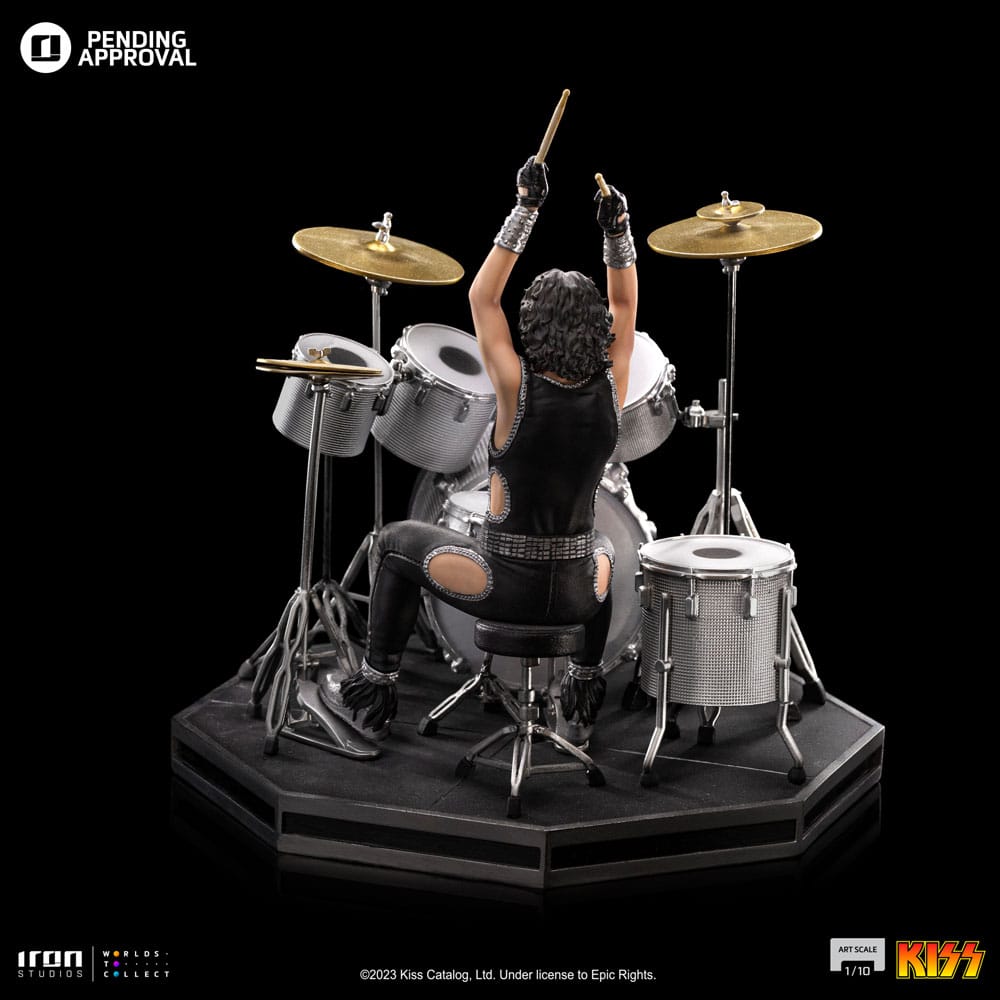 Kiss Art Scale 1/10 Peter Criss Limited Edtition 22 cm - Smalltinytoystore