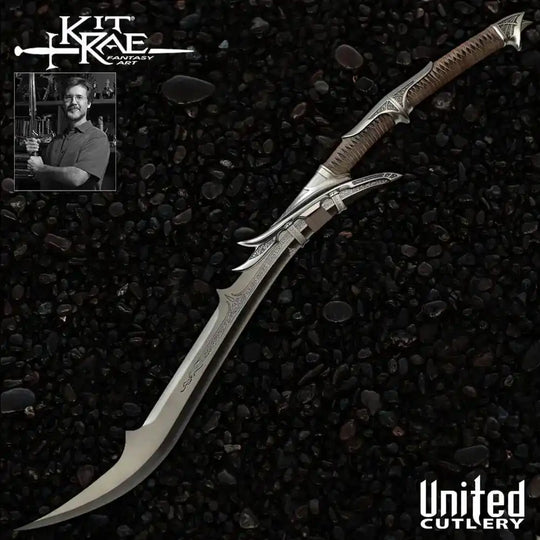 Kit Rae Swords of the Ancients Replik 1/1 Mithrodin: Dark Edition Fantasy Sword - Smalltinytoystore