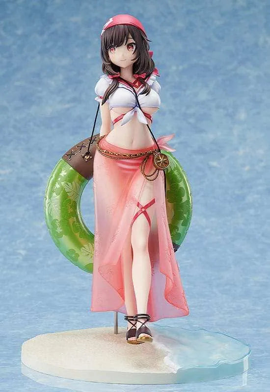 Kono Subarashii Sekai ni Shukufuku wo! Statue 1/7 Yunyun Light Novel Cosplay On The Beach Ver. 25 cm - Smalltinytoystore